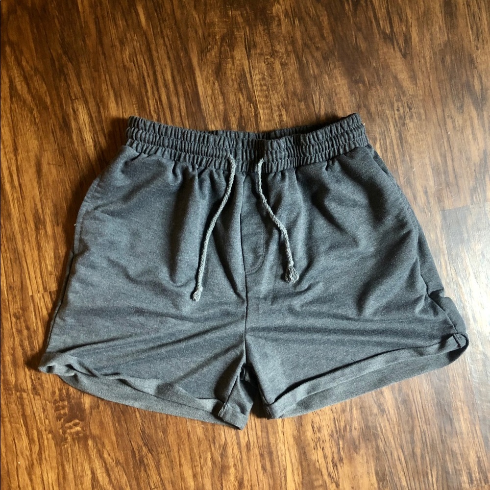 2 for $25 - Gray & Green Sweat Shorts